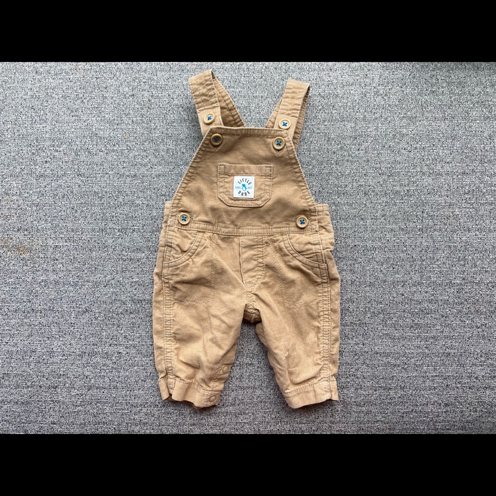 Newborn corduroy overalls